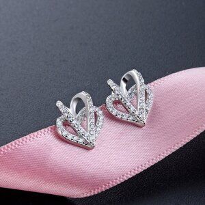 New S925 Zirconia Stud Earrings